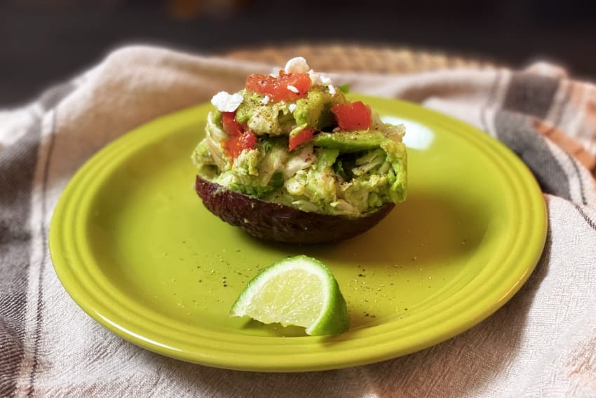 Chicken Salad Stuffed Avocado