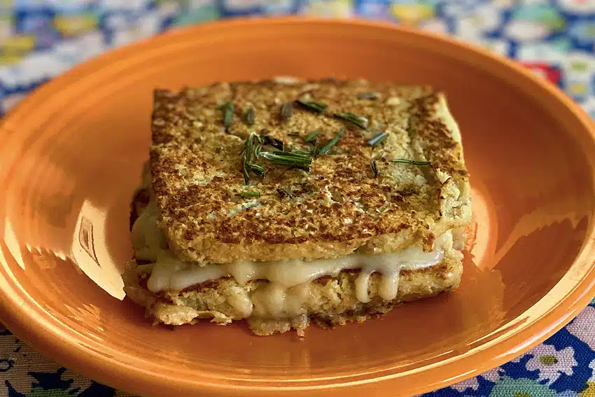 Low-Oxalate, High-Calcium, KETO-Friendly, Grilled Cheese