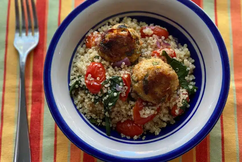 Chicken Meatball and Couscous
