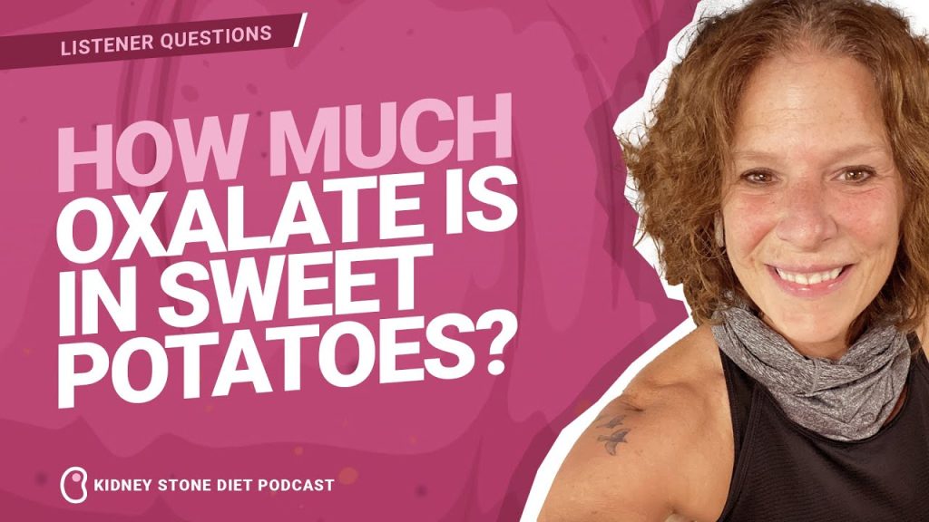 How much oxalate is in sweet potatoes?