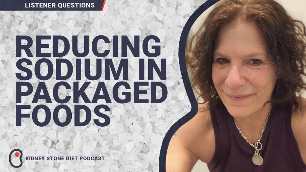 Reducing sodium in packaged foods