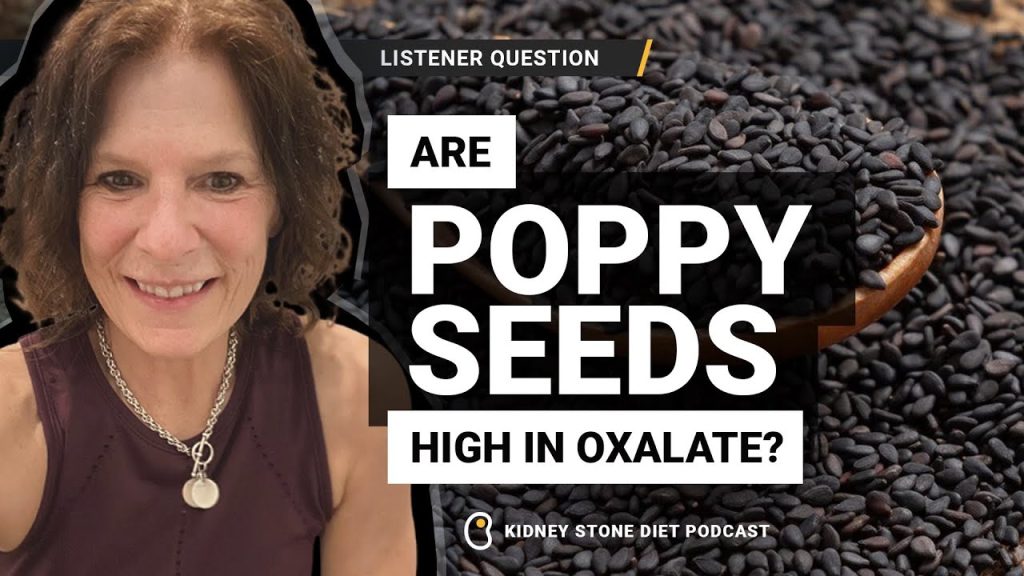 Are poppy seeds high in oxalate?