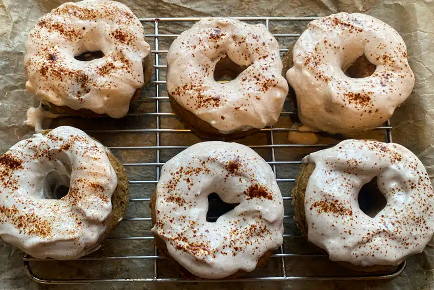 High Protein Chai Spice Donuts