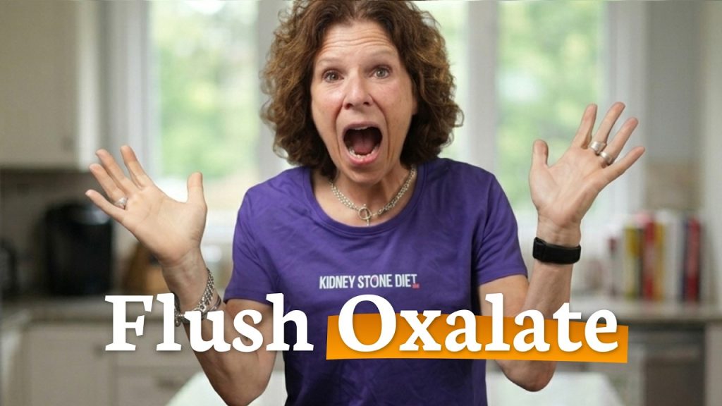 How much calcium does it take to flush oxalate?