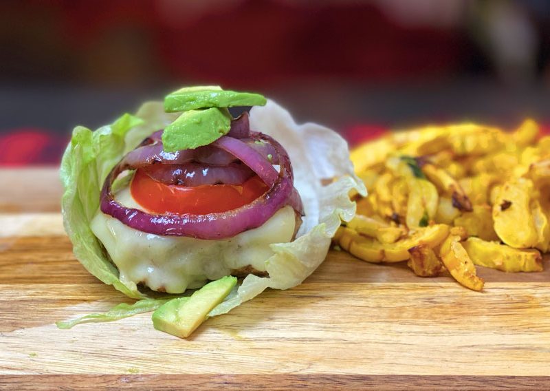 Lettuce Wrap Turkey Burger