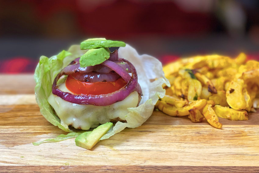 Lettuce Wrap Turkey Burger