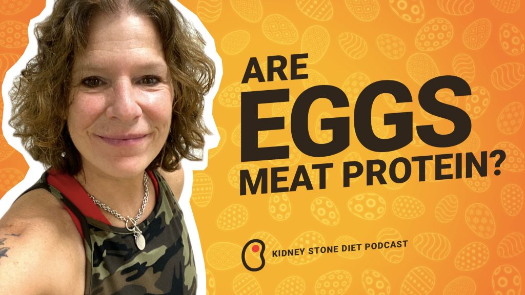 Are eggs meat protein? - Kidney Stone Diet Podcast with Jill Harris