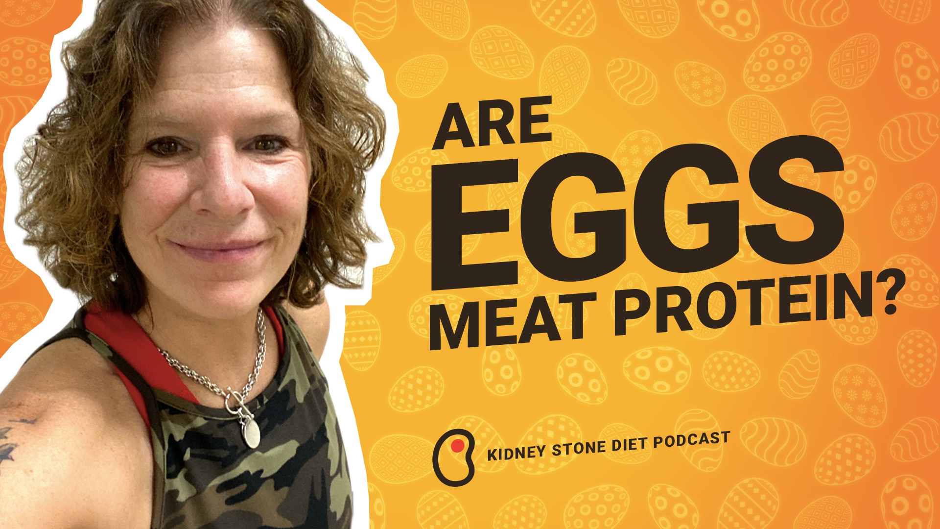 Are eggs considered meat protein on the Kidney Stone Diet?