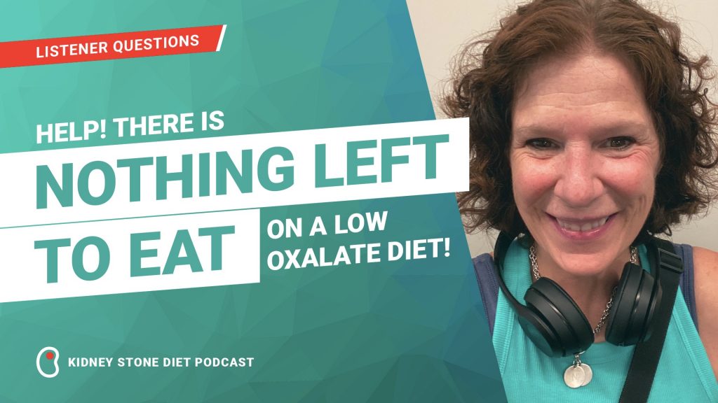 What to eat on a low oxalate diet