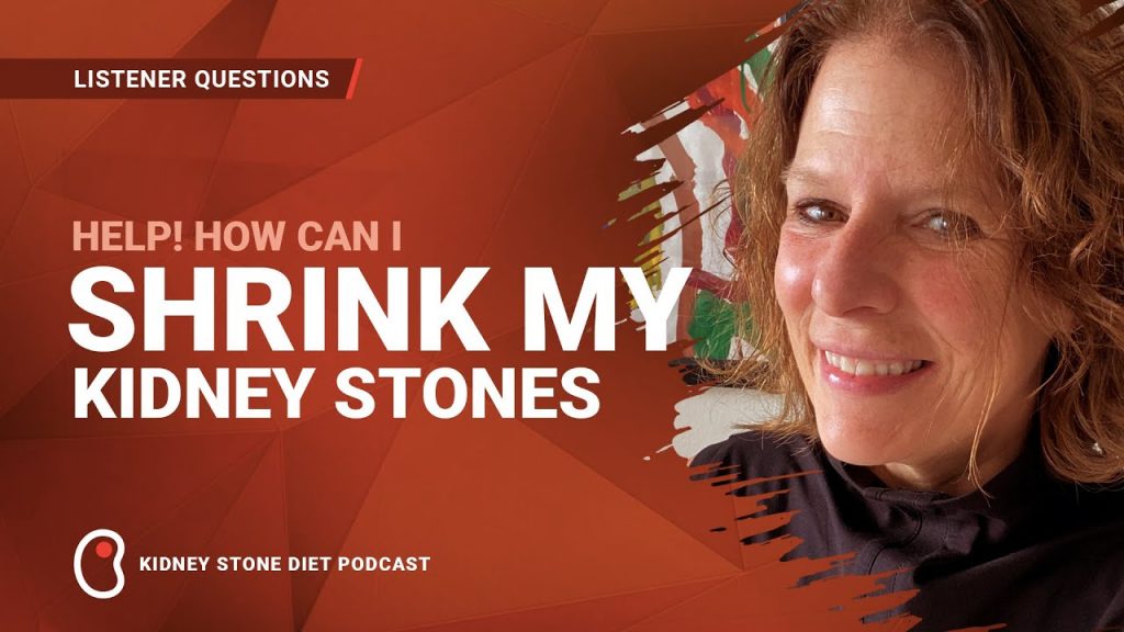 How can I shrink my kidney stone? Kidney Stone Diet Podcast with Jill Harris