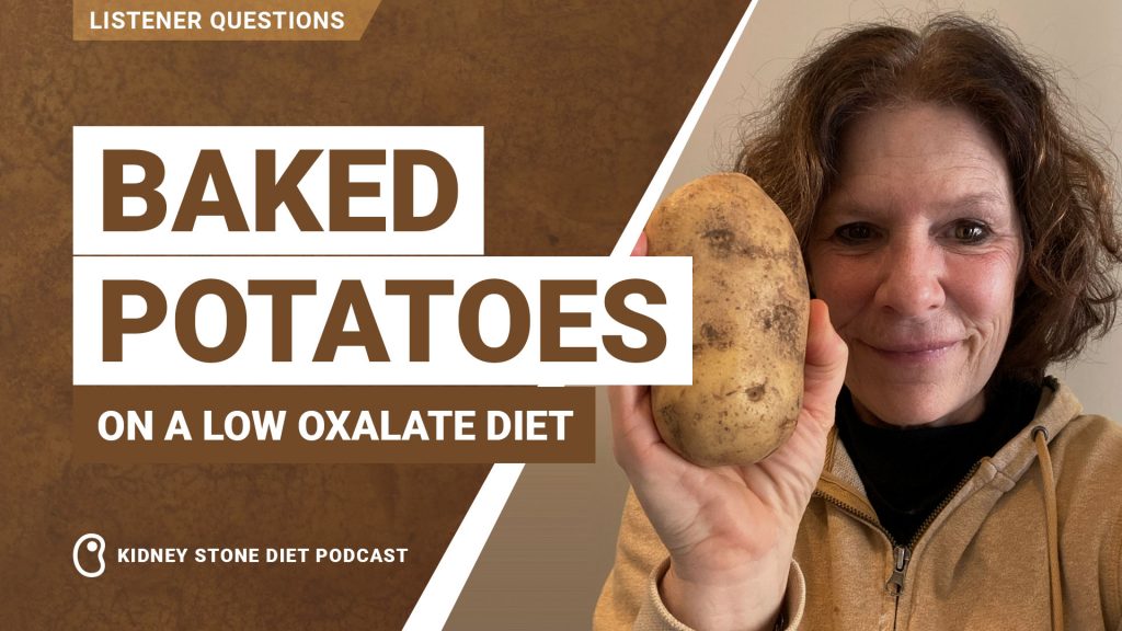 Baked potatoes on a low oxalate diet