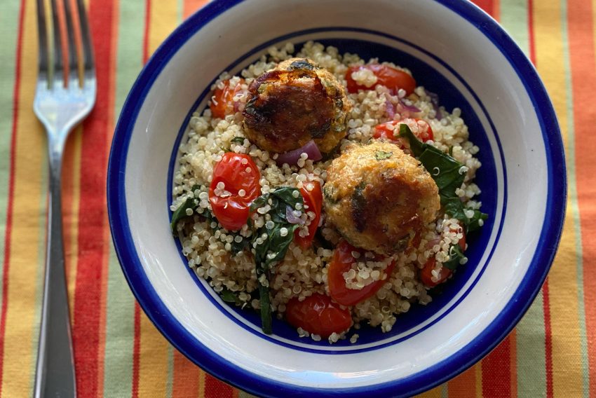 Chicken Meatball and Couscous