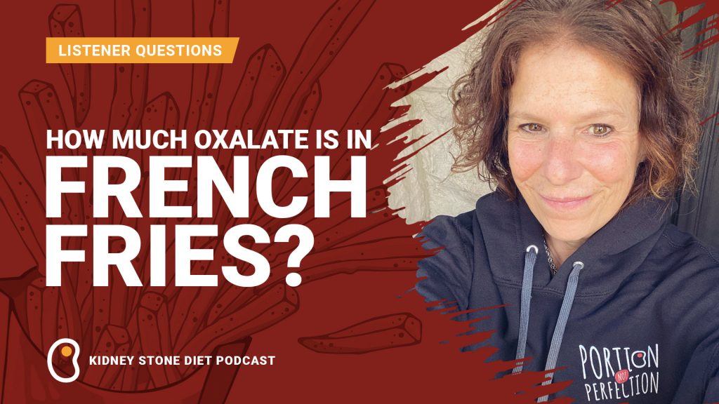 How much oxalate is in french fries?