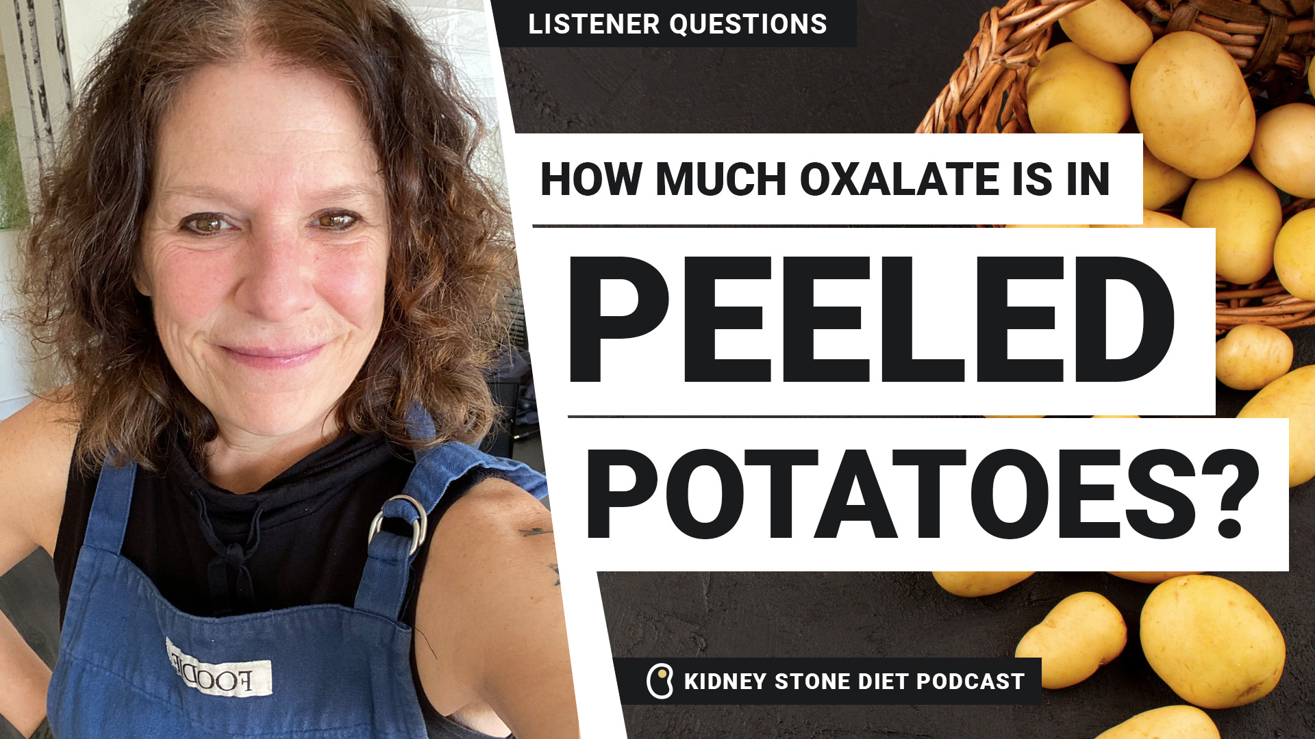 How much oxalate is in peeled potatoes?