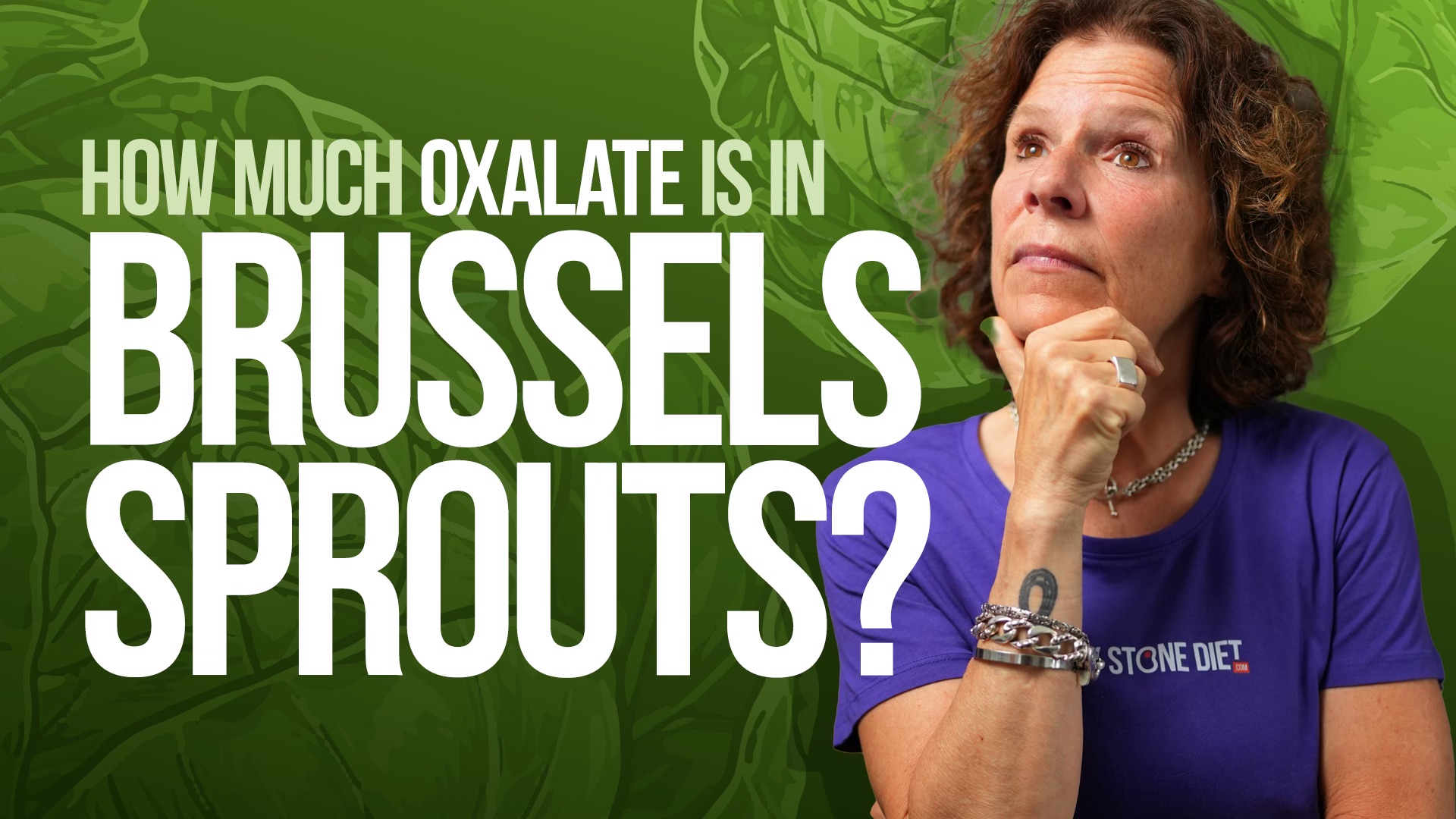 How much oxalate is in Brussels sprouts?