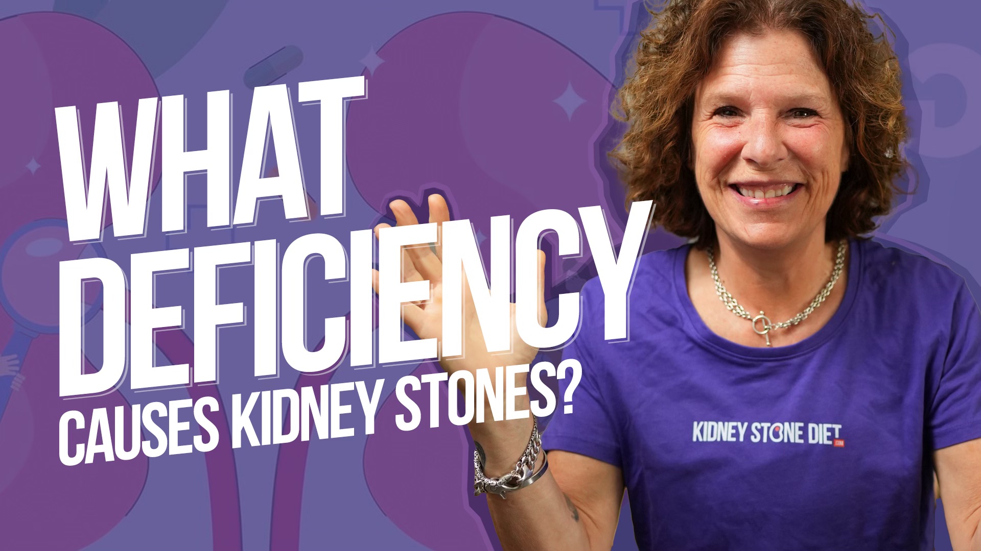 What deficiency causes kidney stones?